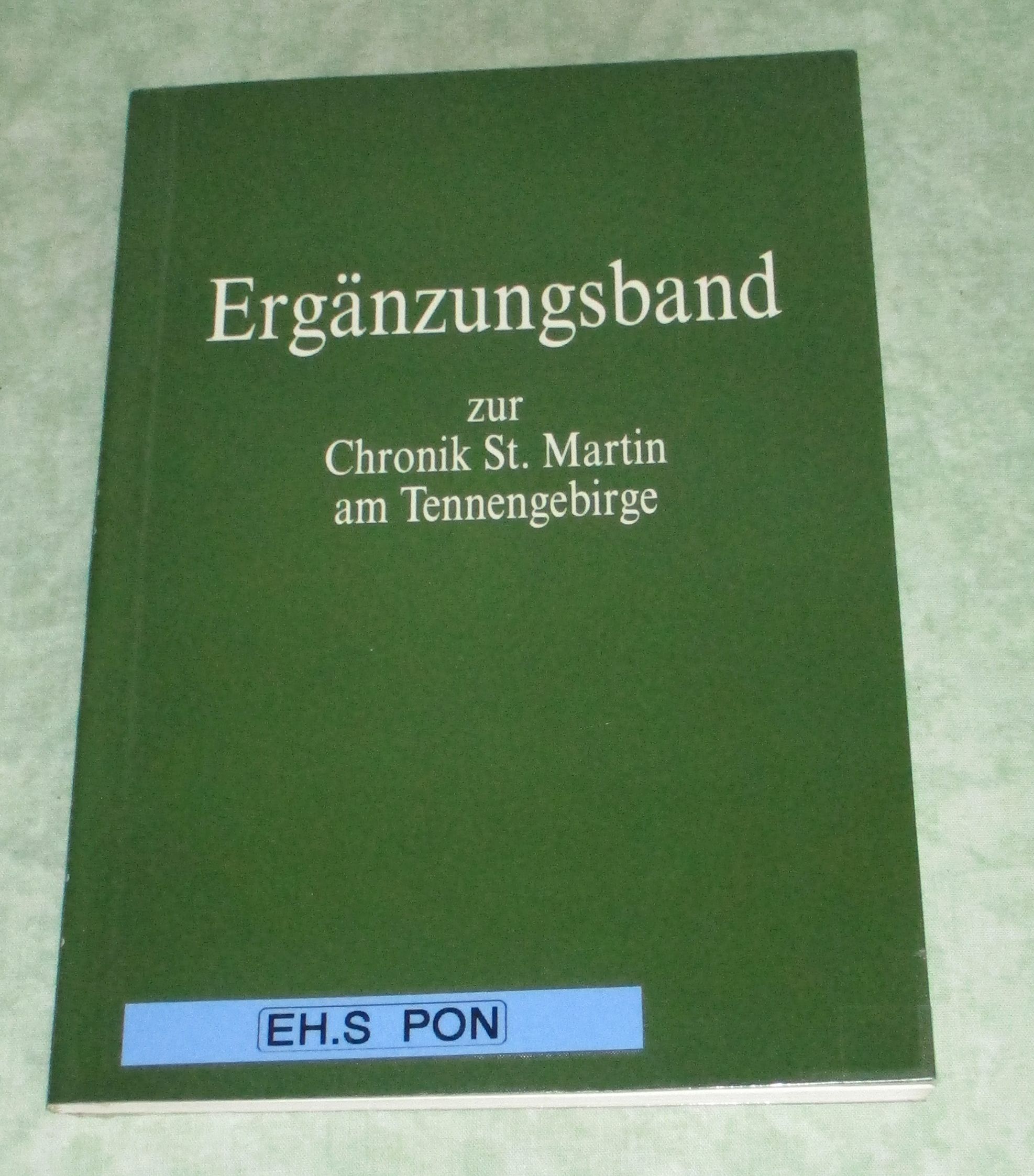 Ergänzungsband St. Martin