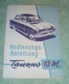 Bedienungsanleitung Taunus 15 M